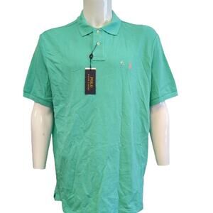 Ralph Lauren Men's Classic Fit Polo Short Sleeve Shirt-Green-Size XL-NWT-C15